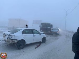 В Якутске за неделю произошло четыре массовых ДТП