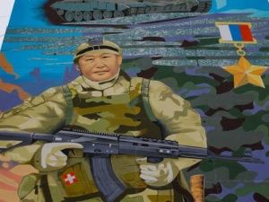 Новый мурал в Якутске посвящен героям СВО