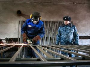 В исправительной колонии 7 налажено производство металлических конструкций