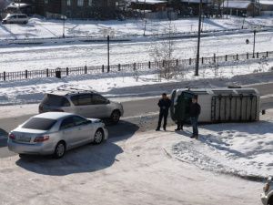 Видеофакт: Жесткое ДТП в Якутске