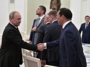 В преддверии Дня шахтёра Айсен Николаев принял участие во встрече с Владимиром Путиным