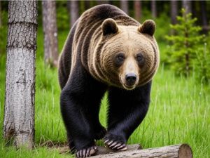 На улицах Среднеколымска заметили медведя