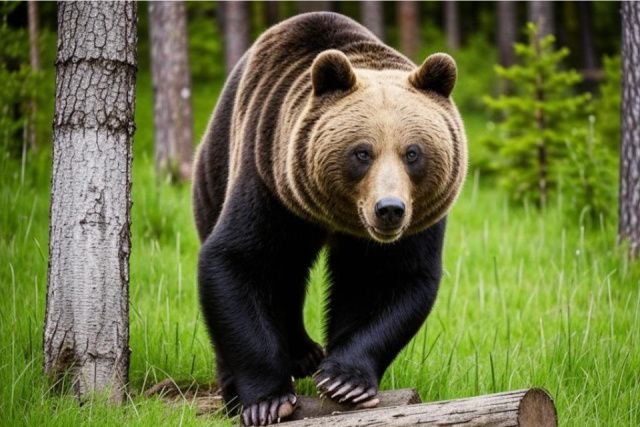 На улицах Среднеколымска заметили медведя