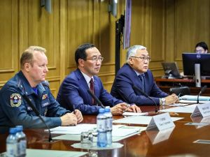 Глава Якутии принял участие в штабной тренировке по гражданской обороне