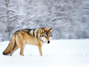В поселок Пеледуй забрел волк. Его жертвами стали несколько собак