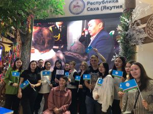 Якутские активисты посетили выставку «Россия» на ВДНХ