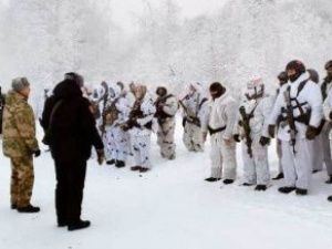 Генерал Мороз не помешал учениям якутских росгвардейцев