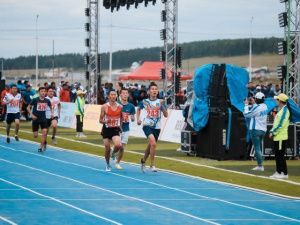 Программа по адаптивным видам спорта в Амге завершилась выступлениями легкоатлетов