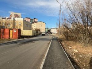 В Якутске завершаются работы по асфальтированию внутриквартальных территорий