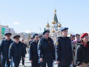 Сотрудники и ветераны УФСИН приняли участие в общегородском Пасхальном Крестном ходе, приуроченном к 81-й годовщине Победы в Великой Отечественной войне
