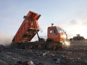 Работы по ликвидации возгорания на полигоне ТКО ведутся круглосуточно