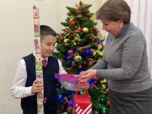 Ольга Балабкина со своим курируемым блоком министерств приняла участие в акции «Ёлка желаний»
