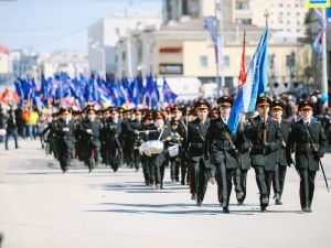 В Якутске на первомайскую демонстрацию вышли более 55 тысяч человек