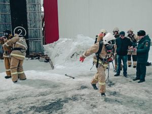 В Алдане определили «Лучший расчёт газодымозащитников»