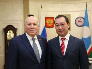 Глава Якутии встретился с Председателем Совета Федерации ФС РФ по экономической политике