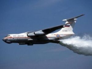 В Якутии работает самолет-зондировщик Ан-26 «Циклон» с веерной установкой для искусственного вызывания осадков