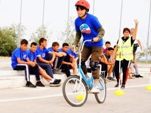 Команда Губинского округа стала призером городской велоэстафеты «Дорожный лабиринт»