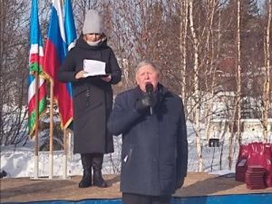 45-летие укладки последнего Золотого звена Малого БАМа на железнодорожной станции Беркакит