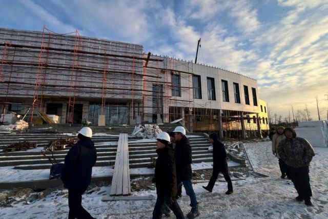 Строительство крупнейшего в Якутии центра культурного развития завершится в этом году