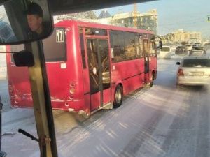 В Якутске опять ДТП с автобусом