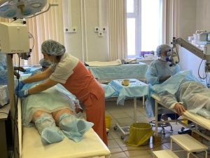 Мобильные бригады якутских офтальмохирургов  работали в Томпонском, Таттинском и Чурапчинских улусах