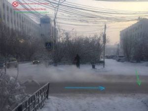 В Якутске сбили девочку, переходившую дорогу в неположенном месте. ГИБДД обращается к родителям