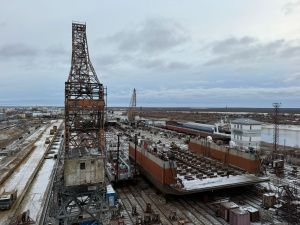 Новый подрядчик продолжает строительство Жатайской судоверфи