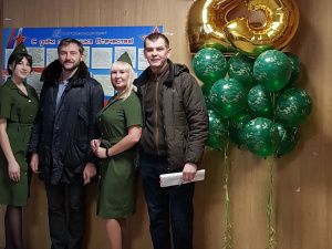 Праздничное настроение мужчины АК «Железные дороги Якутии»  унесли домой