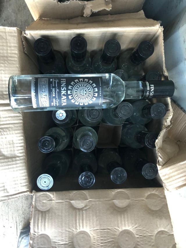 Изъято более 13000 немаркированных бутылок водки