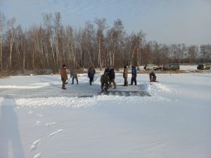 Более 100 семьям Хангаласского улуса заготовили лед