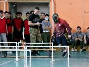 В училище олимпийского резерва в Якутске состоялась эстафета памяти омоновца Андрея Ощепкова