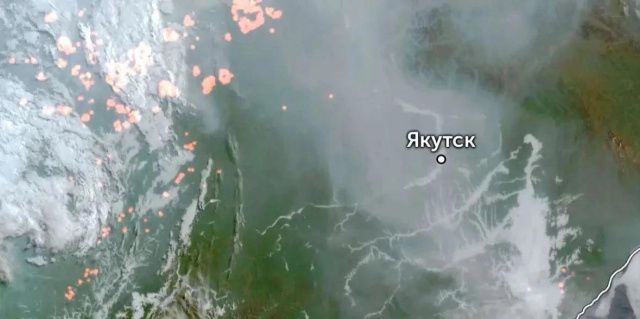 В Якутске и центральных районах республики сохраняется ухудшение видимости из-за сочетания метеорологических условий и задымления