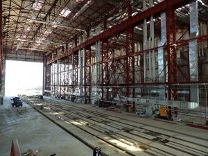 Делегация Совета Федерации ознакомилась с ходом строительства Жатайской судоверфи