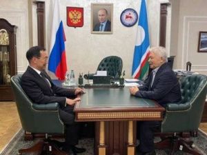 Айсен Николаев вылетает в Москву