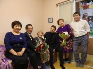 Жительница Якутска справила 100-летний юбилей