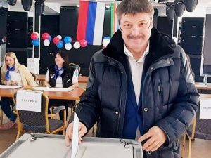 Василий Шимохин проголосовал на выборах Президента Российской Федерации