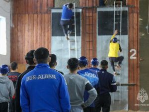 В Якутске проходит чемпионат по пожарно-спасательному спорту