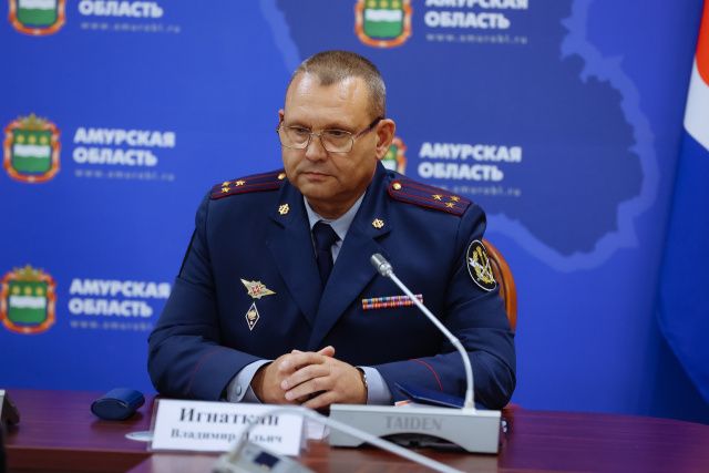 Директор ФСИН России Аркадий Гостев представил вновь назначенного начальника УФСИН России по Амурской области Владимира Игнаткина