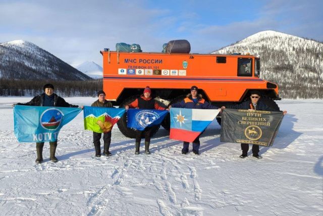 Завершилась экспедиция из Якутска до Охотска на вездеходах по следам Витуса Беринга