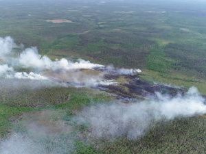 В национальном парке «Ленские столбы» после грозы начались пожары
