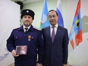 Указом президента России якутянин Сергей Каргин награжден медалью «За храбрость» II степени
