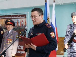 В якутской школе № 10 открылся гвардейский класс Росгвардии