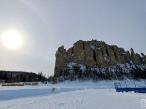 В Якутии прошёл первый республиканский ледовый забег «Ленские столбы»