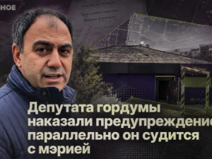 Депутата гордумы наказали предупреждением, параллельно он судится с мэрией