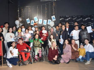 Фонд «Харысхал» организовал вечеринку для инклюзивных волонтеров 