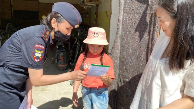 ОГИБДД города Якутска напоминает юным велосипедистам правила безопасности