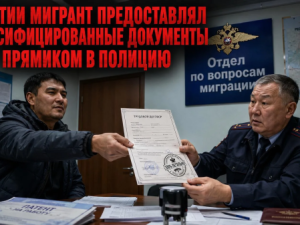 В Якутии мигрант предоставлял фальсифицированные документы прямиком в полицию