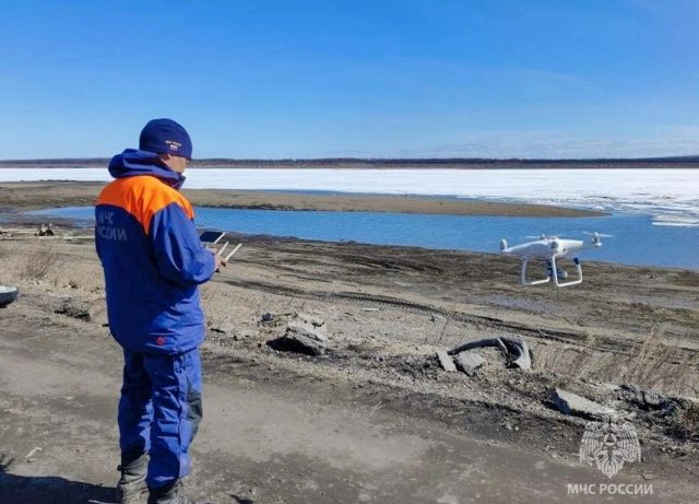 Ледоход на реке Лене: протяженность 337 км, за сутки - продвижение на 45 км