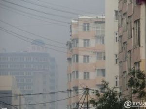 Якутск вновь заволокло дымом из-за лесных пожаров в Горном районе