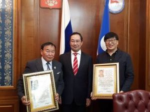 На встрече с Главой Якутии обсуждены вопросы изучения наследия публициста, журналиста и философа Асклипиодота Рязанского